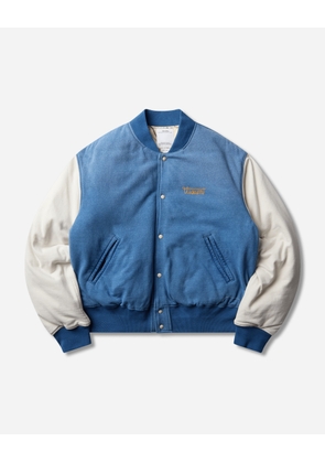 Men s Varsity Era Down Jacket Light Indigo