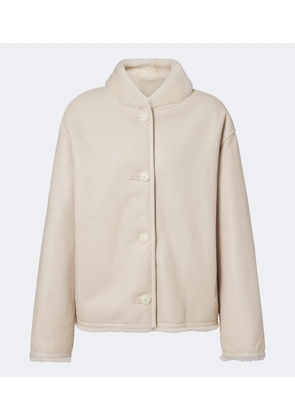 Yves Salomon Reversible shearling-trimmed leather jacket