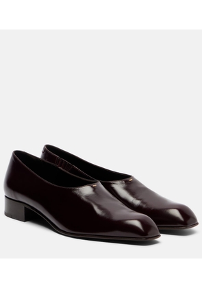 Khaite Colt leather loafers