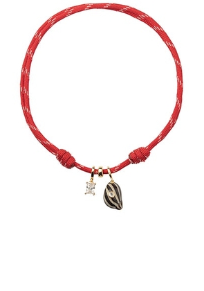 Eliou Marais Necklace in Red - Red. Size all.
