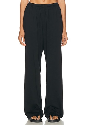 WARDROBE.NYC Pajama Pant in Black - Black. Size XS (also in L, M, S).