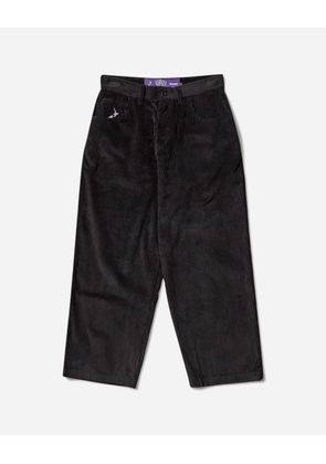 Men s Jumbo Cord Trousers Black