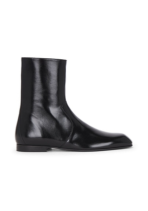 KHAITE Colt Ankle Boot in Black - Black. Size 41 (also in 36.5, 37, 38, 38.5, 39, 39.5, 40, 42).