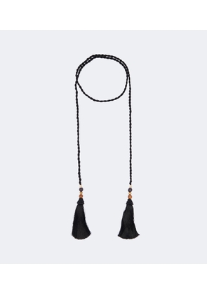 Jennifer Behr Gigi 18kt gold-plated braided necklace