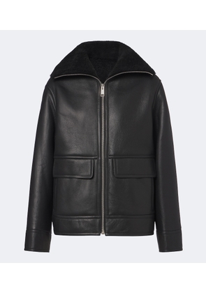 Yves Salomon Shearling-lined leather jacket