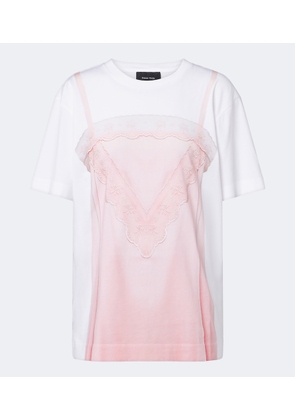 Simone Rocha Trompe lâoil cotton jersey T-shirt