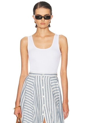 Ralph Lauren Collection Ellis Tank Top in Optic White - White. Size L (also in M, S, XS).