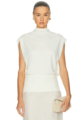 SIMKHAI Juli Cape Top in Ivory - Ivory. Size M (also in XS, S, L).