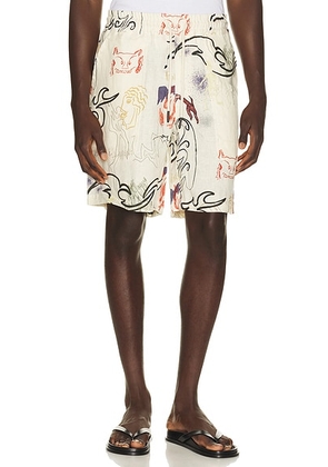 OAS Nicola Shorts in Light Multi - Multi. Size XL/1X (also in S, M, L).