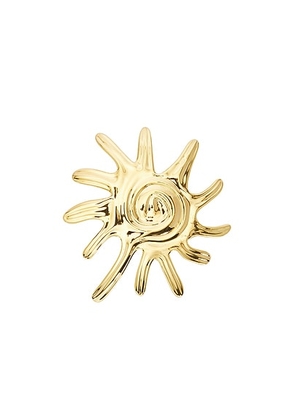 Eliou Cintra Barrette Hair Clip in Gold - Metallic Gold. Size all.