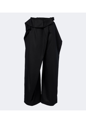 JW Anderson Belted wool wide-leg pants