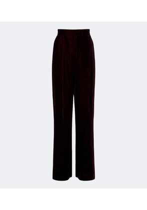 Valentino Velvet wide-leg pants