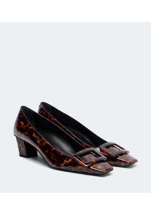 Roger Vivier Belle Vivier printed patent leather pumps
