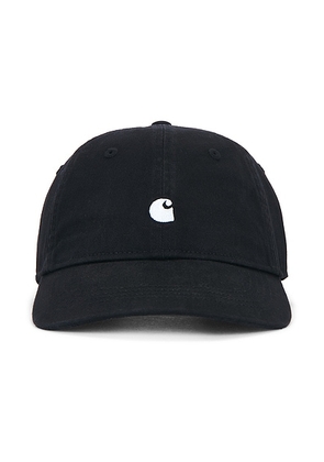 Carhartt WIP Madison Logo Cap in Black & White - Black. Size all.