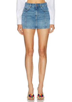 Dolce & Gabbana Denim Mini Skirt in Blue - Blue. Size 40 (also in 36, 38, 42).