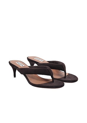 ALAÏA Padded Sandal in Brun Fume - Brown. Size 40 (also in ).