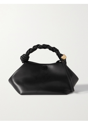 GANNI - + Net Sustain Bou Small Recycled-leather And Faux Leather Tote - Black - One size