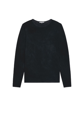 COTTON CITIZEN Classic Crew Long Sleeve Tee in Black. Size S. Also in M.