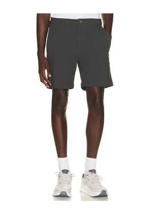 Beyond Yoga Element Men's 7 Chino Short in Black. Size 30. Also in 32, 34, 36, 38.