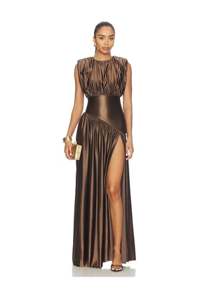 DELFI Avalon Dress in Chocolate. Size XS. Also in L, M, S, XL.