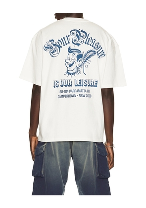 Deus Ex Machina Ruff And Smooth Tee in White. Size S. Also in M, L, XL/1X, XXL/2X.