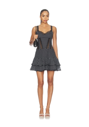 Charo Ruiz Ibiza Carmen Short Dress in Black,White. Size XS. Also in S, M, L, XL.