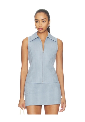 Artless Kaia Vest in Baby Blue. Size XS. Also in S, M, L.