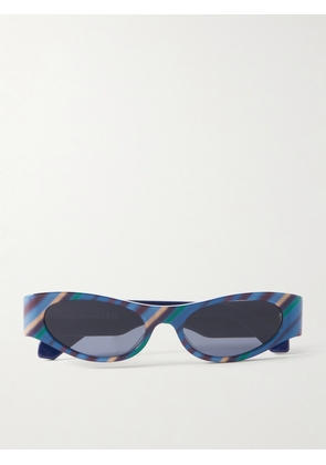 Loewe - + Paula's Ibiza D-frame Striped Acetate Sunglasses - Multi - One size