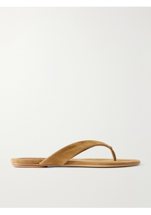 Le Monde Béryl - Suede Flip Flops - Brown - IT35,IT36,IT36.5,IT37,IT37.5,IT38,IT38.5,IT39,IT39.5,IT40,IT40.5,IT41,IT41.5,IT42