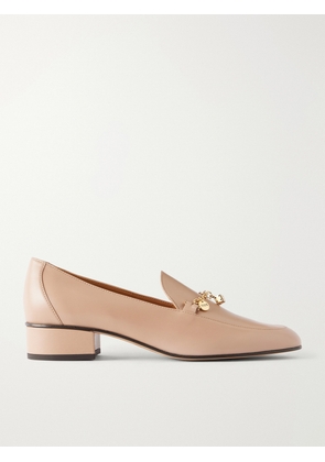 Tod's - 23 Embellished Cuoio-leather Loafers - Neutrals - IT36,IT36.5,IT37,IT37.5,IT38,IT38.5,IT39,IT39.5,IT40,IT40.5,IT41,IT41.5,IT42