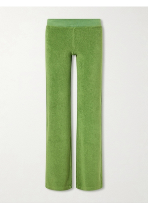 ÉTERNE - Cotton-blend Wide-leg Pants - Green - x small,small,medium,large,x large