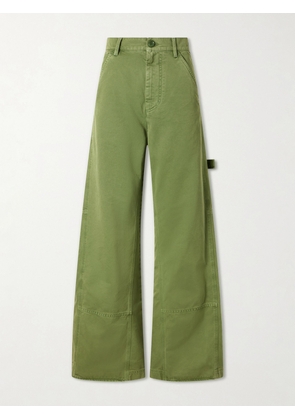 Marni - Cotton-drill Wide-leg Cargo Pants - Green - IT38,IT40,IT42,IT44,IT46
