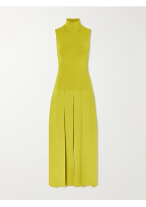 Alaïa - Knitted Jersey Maxi Dress - Green - FR 34,FR 36,FR 40,FR 42