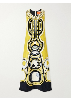 La DoubleJ - Totem Cotton Midi Dress - Yellow - IT36,IT38,IT40,IT42,IT44,IT46,IT48