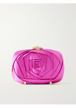 Roger Vivier - Boite De Nuit Satin Clutch - Pink - One size