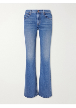 Mother - The Jinx Heel Low-rise Flared Jeans - Blue - 23,24,25,26,27,28,29,30,31,32