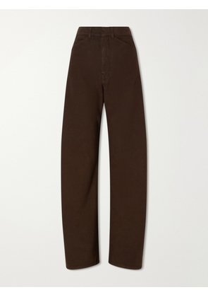 LEMAIRE - High-waist Wide-leg Jeans - Brown - FR 34,FR 36,FR 38,FR 40,FR 42