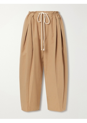 Maria McManus - Organic Cotton-poplin Wide-leg Pants - Neutrals - x small,small,medium,large