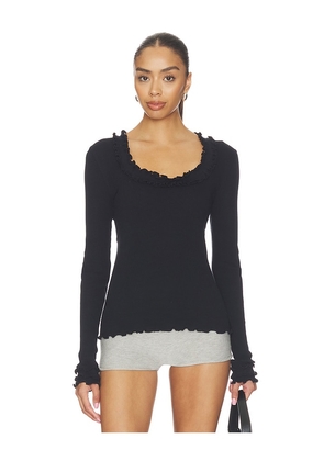 OperaSPORT Rosie Seamless Top in Black. Size S. Also in XS, M, L, XL, XXL.