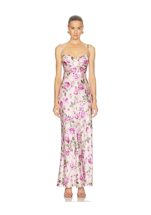 L'AGENCE Sayla Bias Cut Maxi Dress in Pink. Size 2. Also in 00, 0, 4, 6, 8, 10, 12.