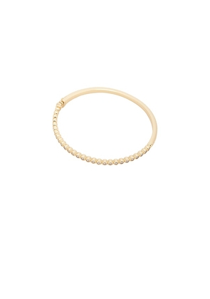 Lili Claspe Reese Bangle in Metallic Gold.