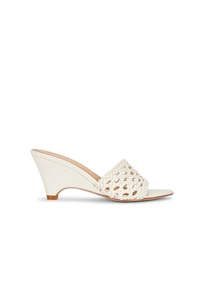 RAYE Estela Wedge in Ivory. Size 5.5. Also in 6, 6.5, 7, 7.5, 8, 8.5, 9, 9.5, 10.