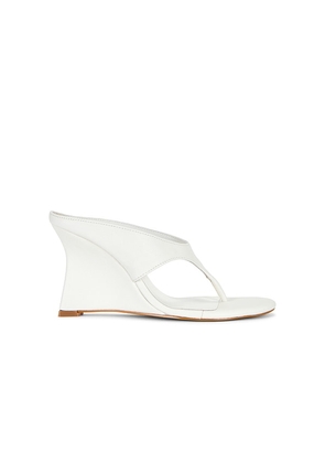 RAYE Jenna Wedge in White. Size 5.5. Also in 6, 6.5, 7, 7.5, 8, 8.5, 9, 9.5, 10.