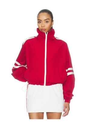 SNDYS Carter Track Jacket in Red. Size XXS. Also in L, M, S, XL, XS, XXL.