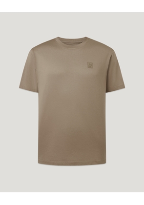 Belstaff Men's Steel T-shirt Cotton Jersey Dusty Taupe Size 2xl