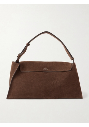 Studio Nicholson - Shiboru Suede Messenger Bag - Men - Brown
