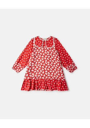 Stella McCartney - Bird Print Twill Dress, , Size: 12