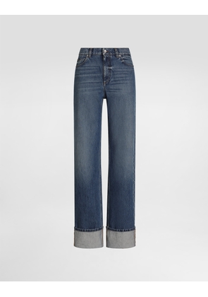 Dolce & Gabbana 5-pocket Denim Trousers - Woman Denim And Jeans Multi-colored 48
