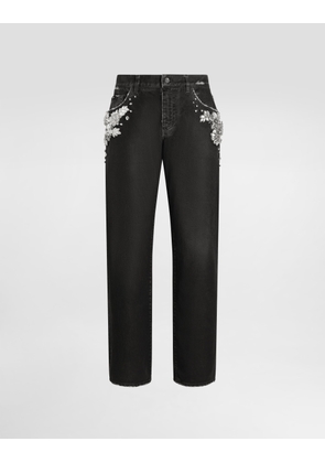 Dolce & Gabbana Denim Trousers - Man Denim Multi-colored 50