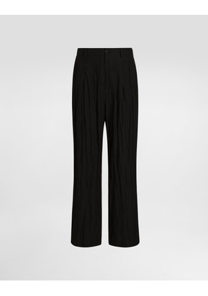 Dolce & Gabbana Cotton Trousers - Man Pants And Shorts Black 54